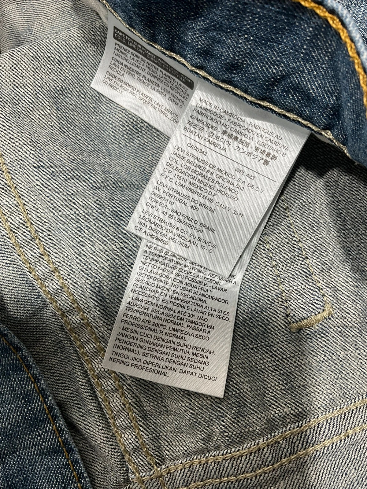 Jean Levi's 569 Loose Straight W38 L32 Vintage Bleu Délavé lvh 192 – photo 11